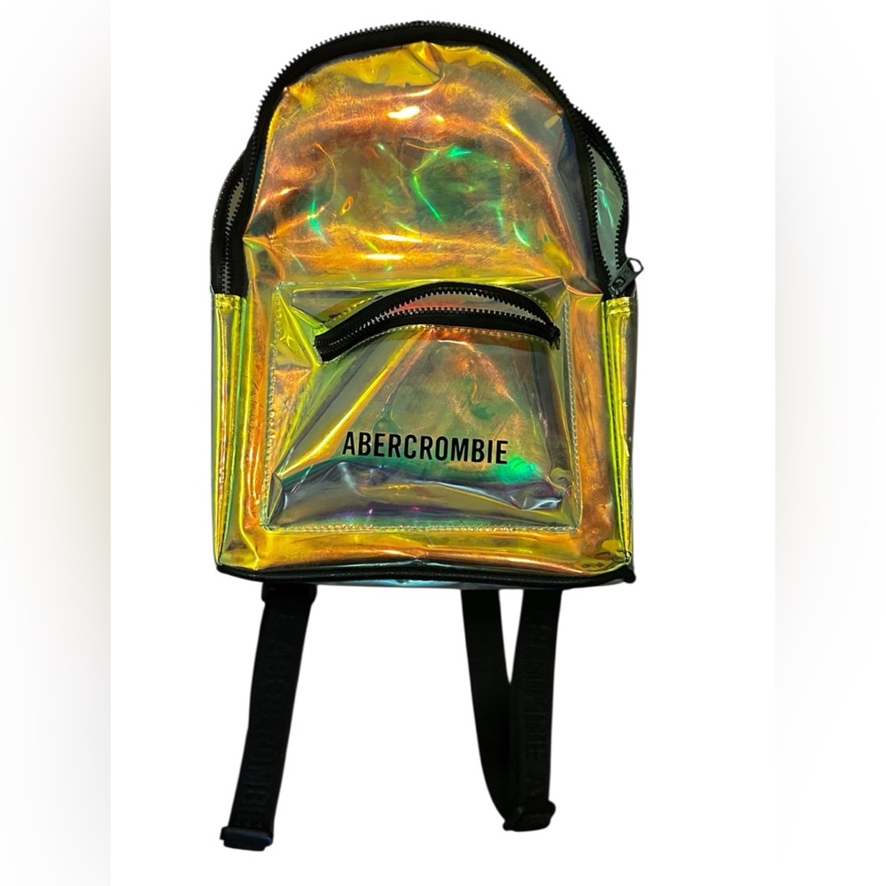 Abercrombie & Fitch Iridescent Holographic Backpack